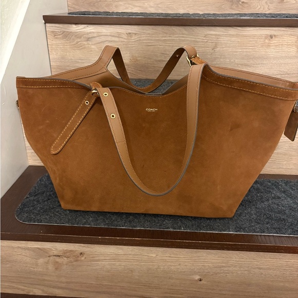 Coach Handbags - Coach Gramercy Suede Tote Bag